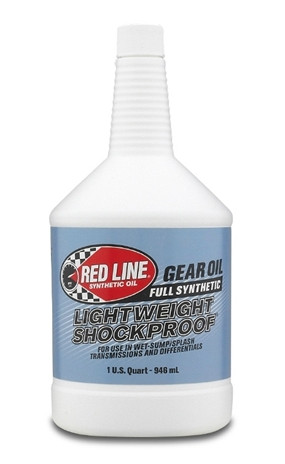 Red Line Synthetic Oil 58404 - Red Line Lightweight Shockproof Gear Oil - Quart