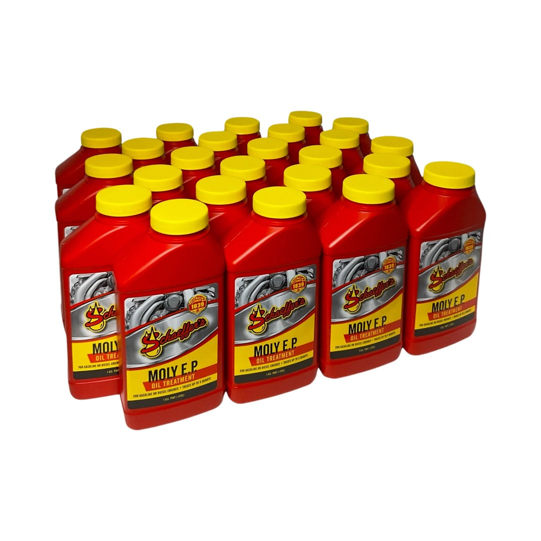 Schaeffer's 0132 - 24 Pack Moly E.P (Extreme Pressure) Oil Treatment - 1 pint ea.