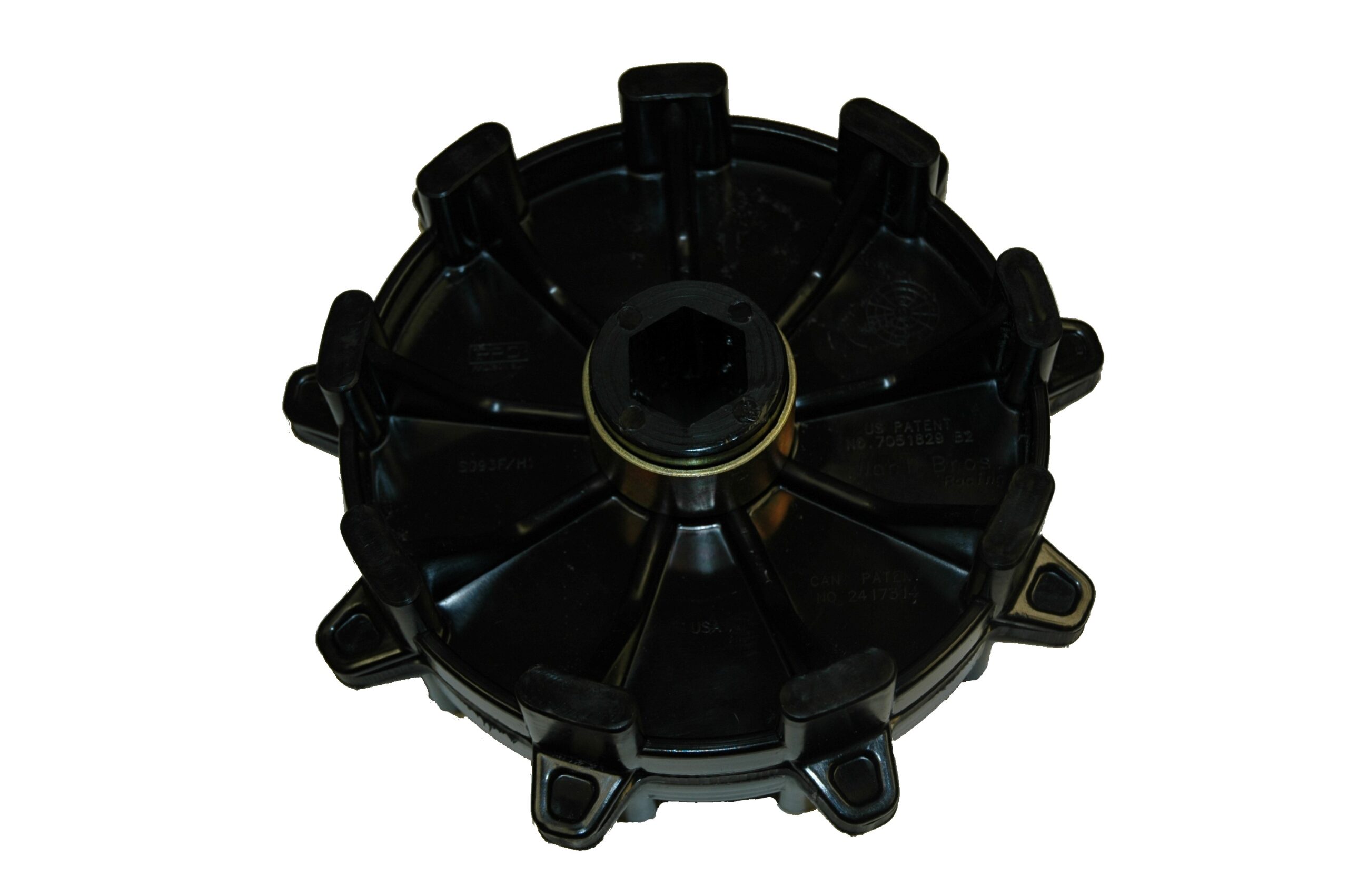 2.86″ Pitch No-Slip Drive Sprockets, Hex Shaft
