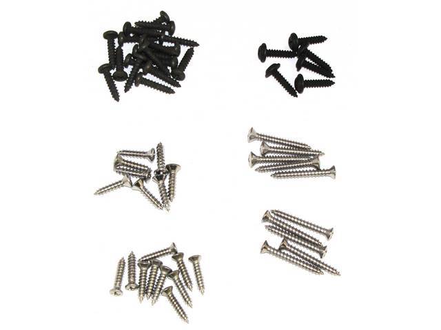 Interior Trim Screw Kit, 1969-1970 Mustang