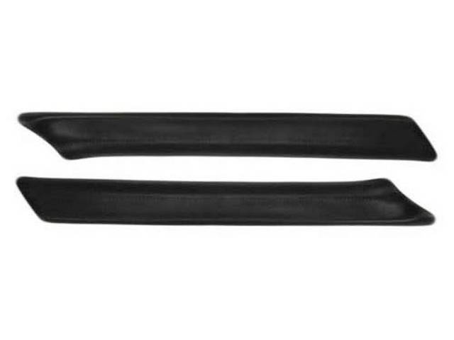 Windshield A-Pillar Pads, Black