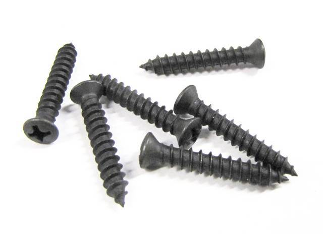 Upper Inside Windshield Molding Mounting Kit, Black
