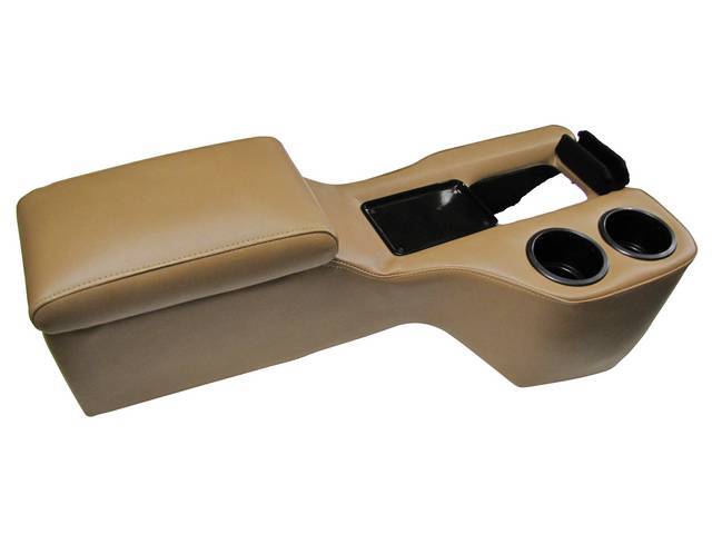 Hump Cruiser Console, Saddle Sierra Grain Vinyl