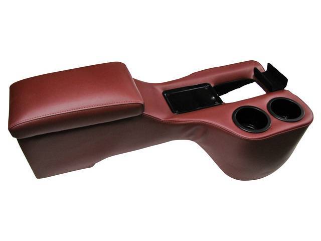 Hump Cruiser Console, Dark Red Sierra Grain Vinyl