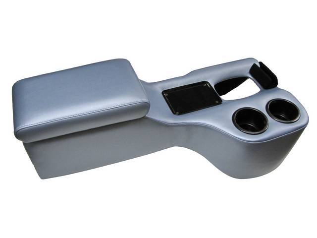 Saddle Cruiser Console, Light Blue Sierra Grain Vinyl