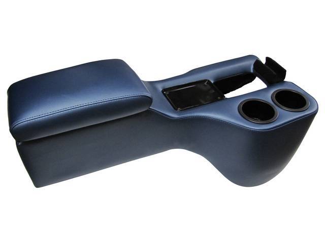 Saddle Cruiser Console, Dark Blue Sierra Grain Vinyl