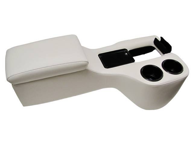 Saddle Cruiser Console, White Sierra Grain Vinyl