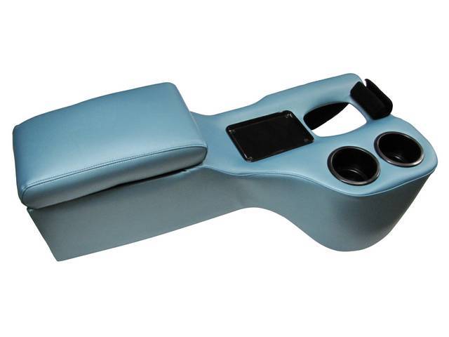 Saddle Cruiser Console, Aqua Sierra Grain Vinyl