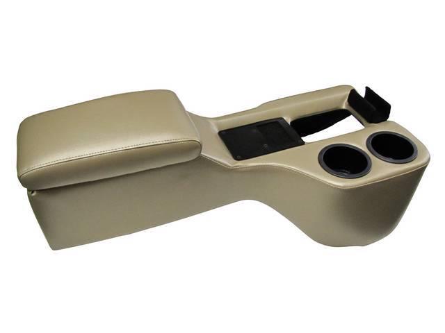 Saddle Cruiser Console, Nugget Gold Corinthian Grain Vinyl