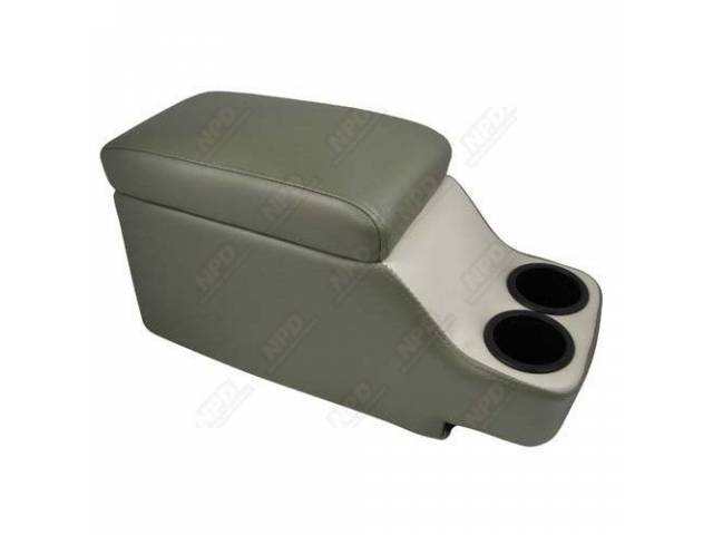 HumpHugger Console, Ivy Gold & White Sierra Grain Vinyl