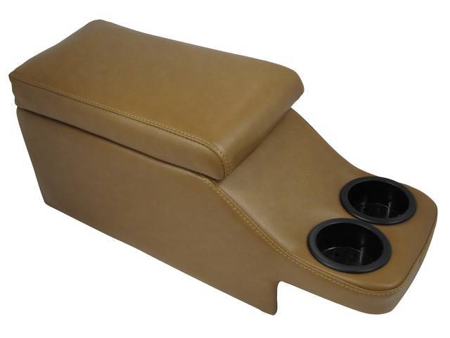 CONSOLE, SADDLE HUGGER, GINGER, FITS OVER TOP OF