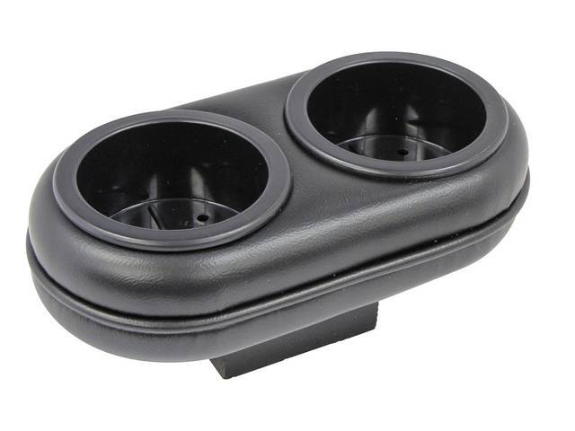 Plug and Chug Drink Holder, Black Sierra Grain Vinyl