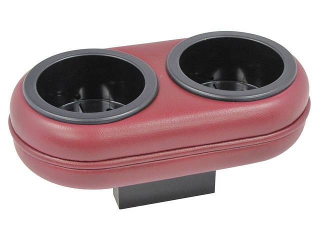 Plug and Chug Drink Holder, Maroon Sierra Grain Vinyl