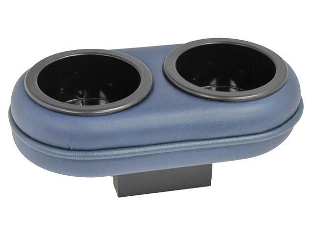 Plug and Chug Drink Holder, Dark Blue Sierra Grain Vinyl