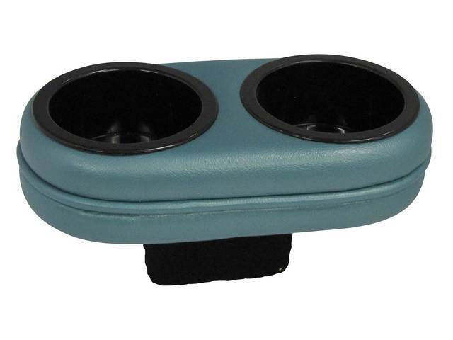 Plug and Chug Drink Holder, Aqua Sierra Grain Vinyl