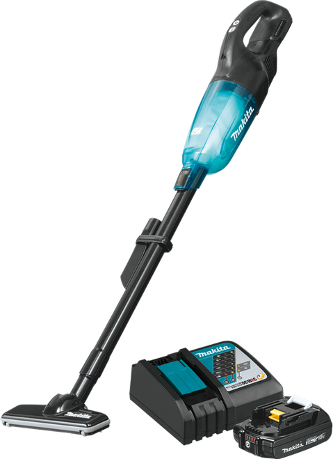 18V LXT™ Lithium-ion Compact Brushless Cordless 3-Speed Vacuum Kit, w/ Push Button (2.0Ah), XLC04R1BX4