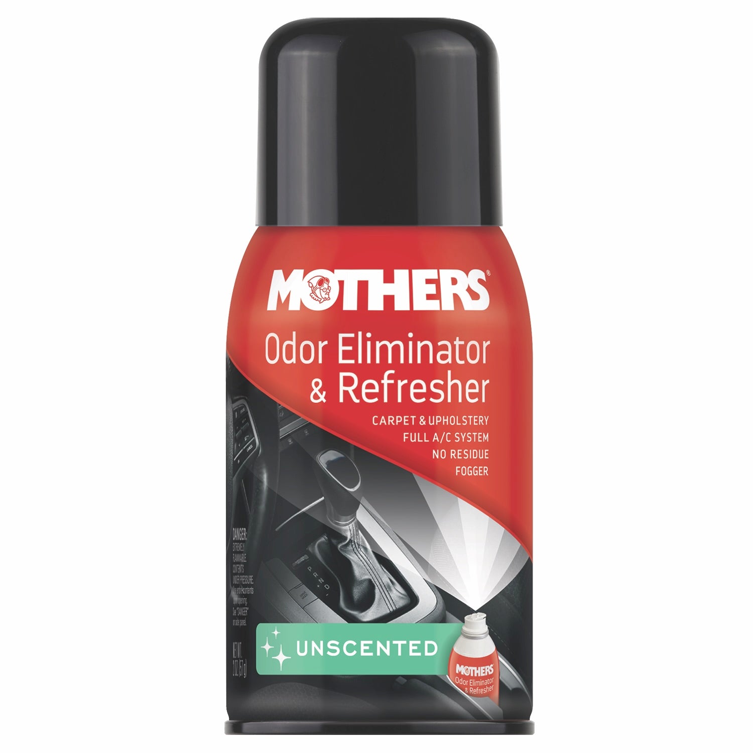 MOTHERS 06810 Odor Eliminator & Refresher - Fragrance Free - Fogger - 2 oz.