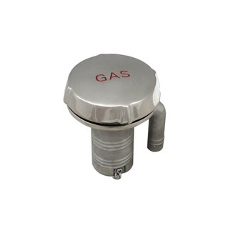 1-1/2" With (5/8" Vent) Boat / Marine Deck Fill Neck (Vented Cap)