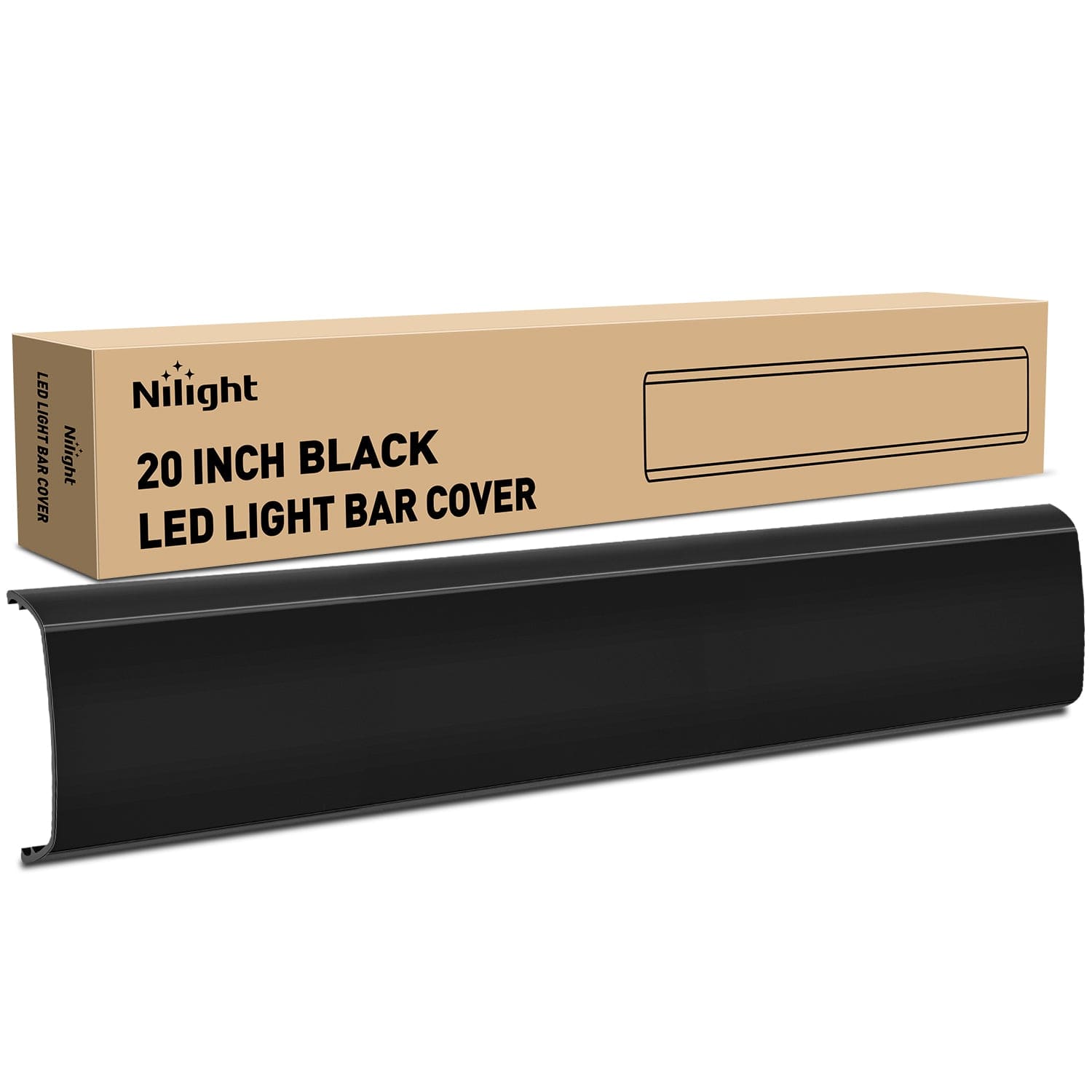 20 inch Black Light Bar Cover