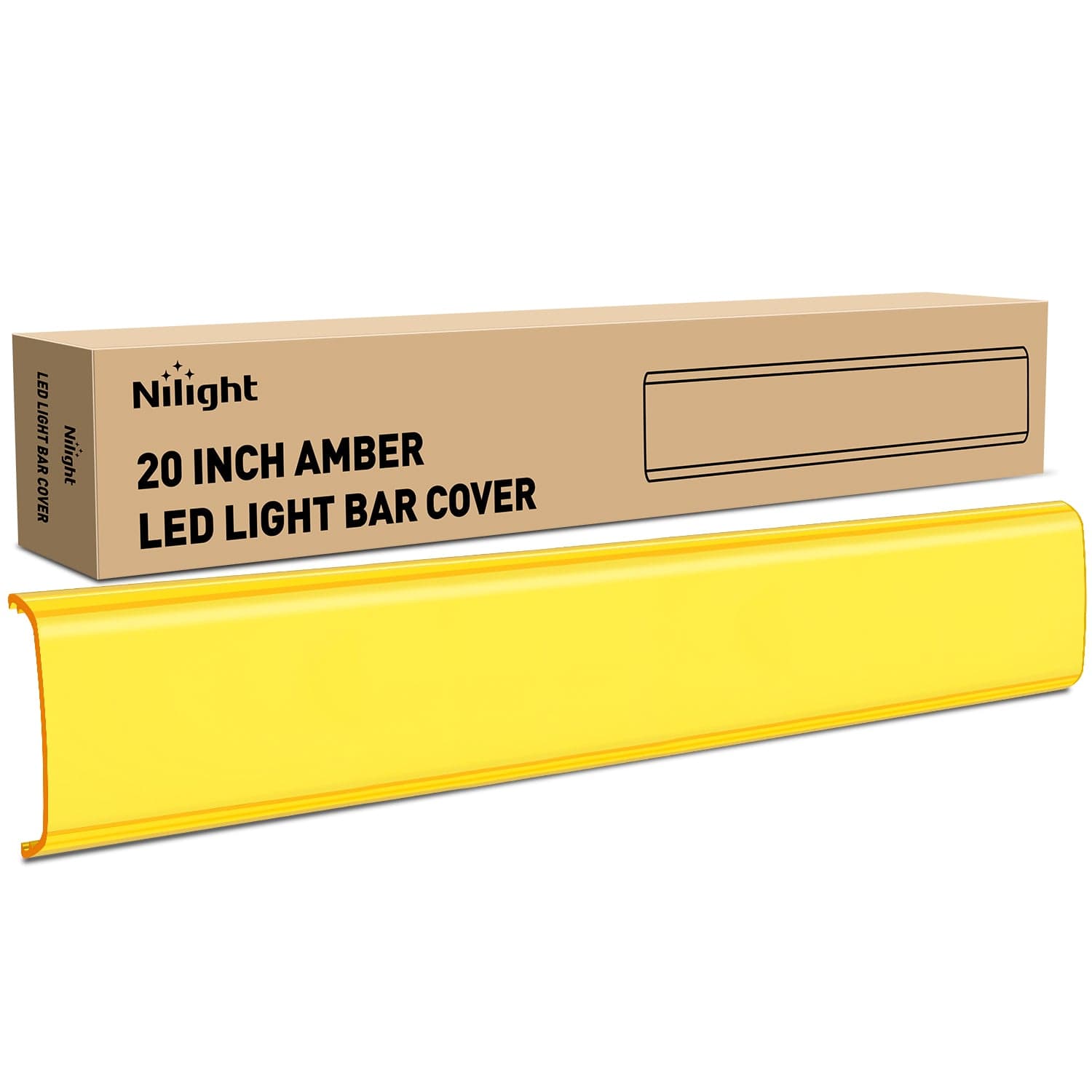 20 inchAmber Yellow Light Bar Cover