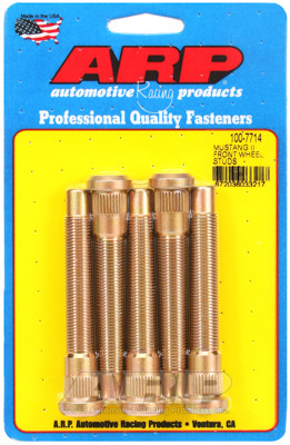 ARP 100-7714 Front Wheel Studs Ford Mustang II 1/2-20 3.435" UHL .554 Knurl
