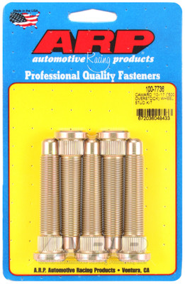 ARP 100-7736 2010-17 Chevy Camaro, M14x1.50, 0.5˝ over stock length Stud Kit