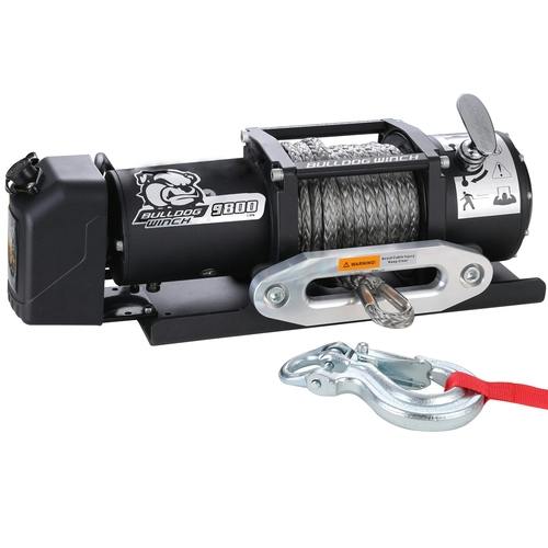 Bulldog Winch Co LLC 10062 9800lb Trailer Winch synthetic rope
