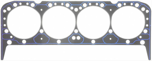 FelPro 1010 Head Gasket - Small Block Chevy - 4.166" Bore .039" Copper Ring Each