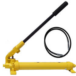 Pump, Hydraulic, Hand Operated w/Hose and Coupler