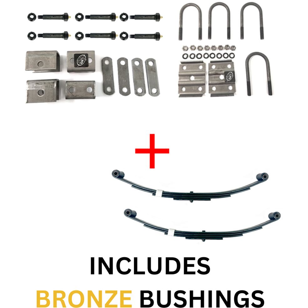 Southwest Wheel 3,500 lbs. Fully Greaseable Single Trailer Axle Suspension Kit - BR3500-KIT-SINGLE