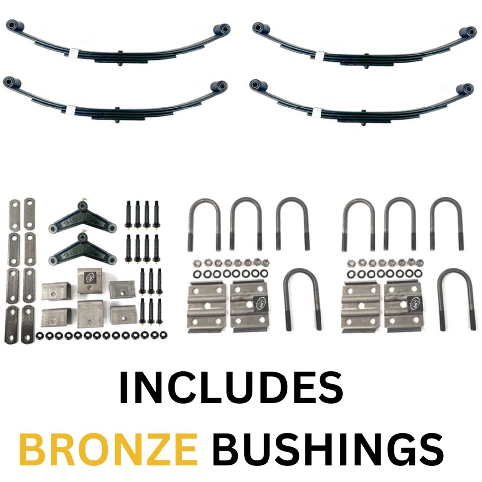 Southwest Wheel Fully Greaseable 3,500 lbs. Trailer Axle Suspension Kit - BR3500-KIT-TANDEM