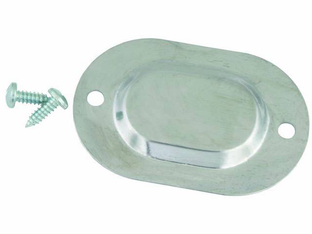 Floor Pan Drain Hole Cover Plate Set