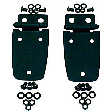 OMIX 11205.02 Black Hood Hinge Set for 97-06 Jeep Wrangler TJ
