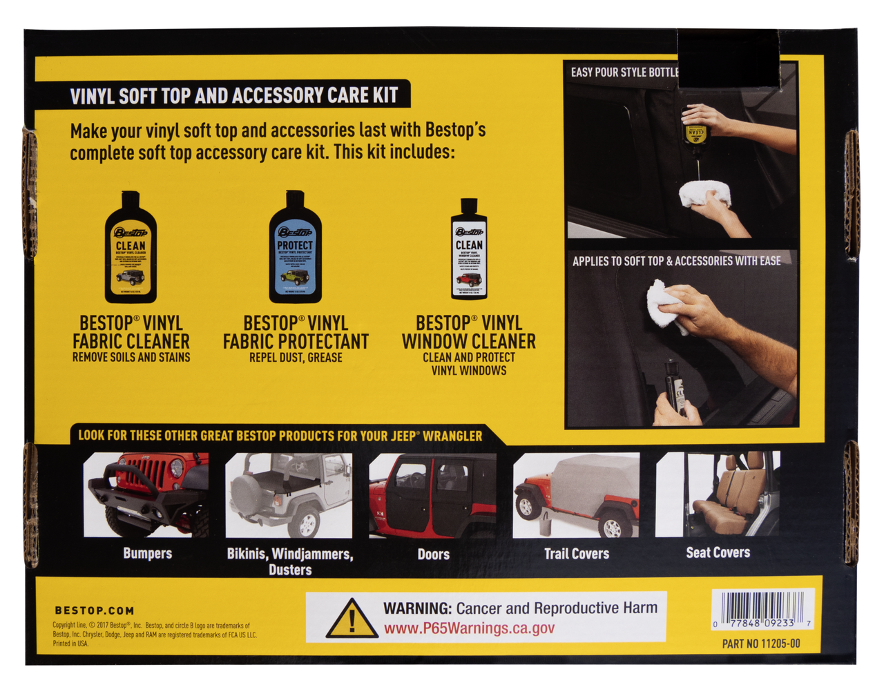 Bestop 11215-00 Bestop Cleaner/Protectant Pack