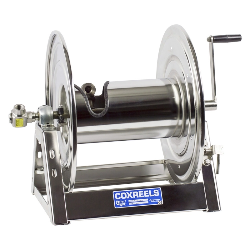 Coxreels1125-5-100-SPStainless Steel Hand Crank Oil Hose Reel