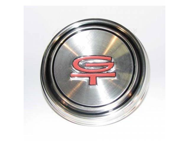 Styled Steel Wheel Center Cap, GT