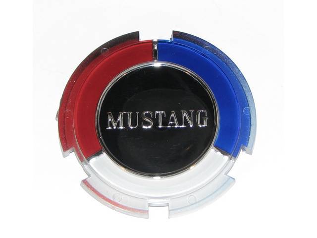 Wheel Cover Center Emblem, Mustang