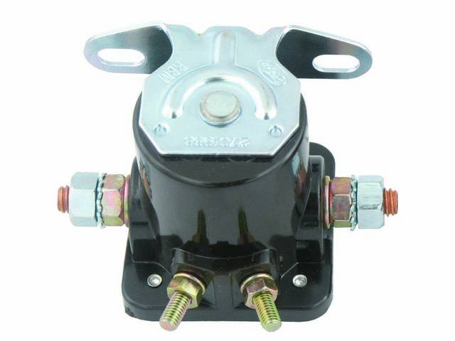 Starter Solenoid Relay Switch, Brown Case, 2701966, FoMoCo, RBM, coarse threads