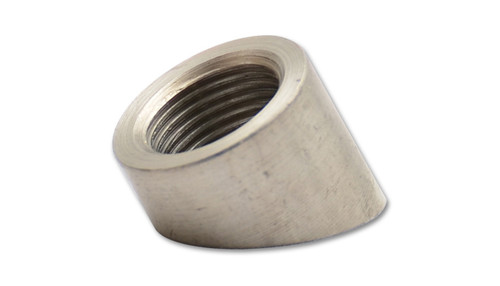 Vibrant 1193A 45 Degree Weld On Oxygen Sensor Bung - T304 Stainless Steel Each