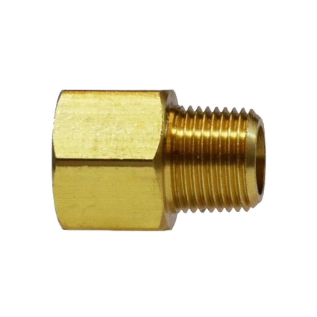 1/2" FIP X 3/8 FIP Brass Reducing Adapter