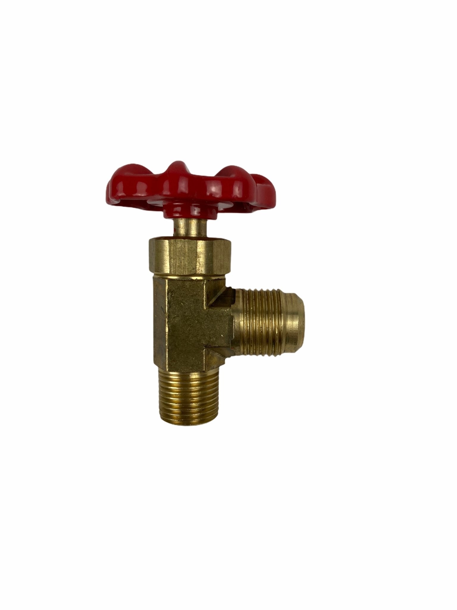 Mack 20QE1184 Fuel Manual Valve Replacement, 1/2" SAE 45° Flare X 3/8" Pipe