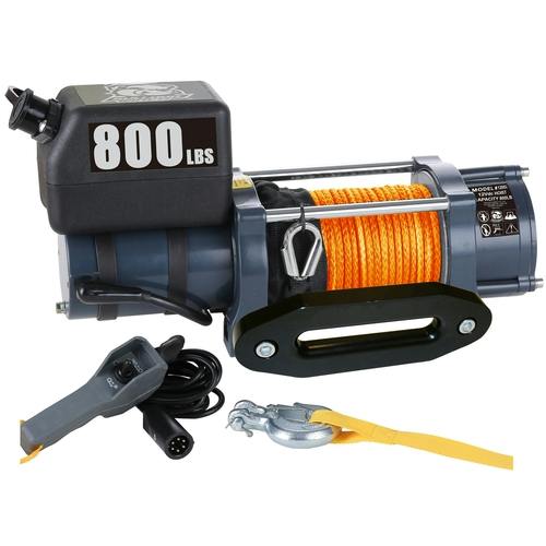 Bulldog Winch Co LLC 12004 Hoist 800 LB 12vDC synthetic rope