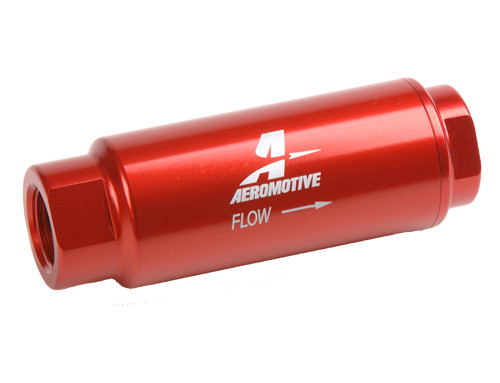 Aeromotive 12303 SS Series Inline Fuel Filter - 3/8" NPT - 40 Micron Element