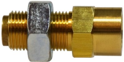1/2 X 1/2 Push-in X Female D.O.T. Bulkhead Union