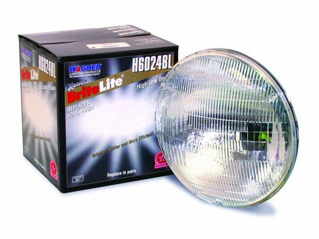 BULB, Headlight, 7 Round, Wagner Brite-Lite