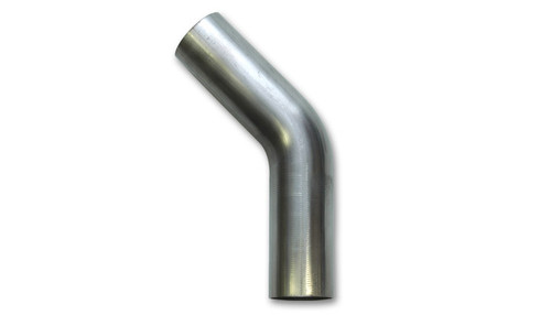 Vibrant 13094 45 Degree Mandrel Bend T304 Stainless Steel 1.75" OD - 6" Legs