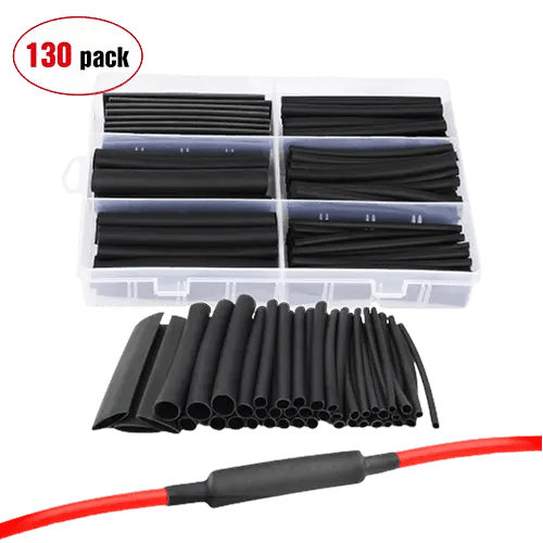 130Pcs Heat Shrink Tubing Kit