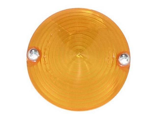 Parking Light Lens, Amber, FoMoCo Script Logo