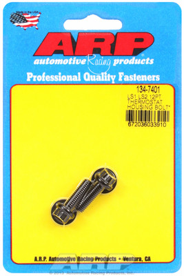 ARP 134-7401 Thermostat Housing Bolts - GM LS1/LS Engines - Black 12pt Head