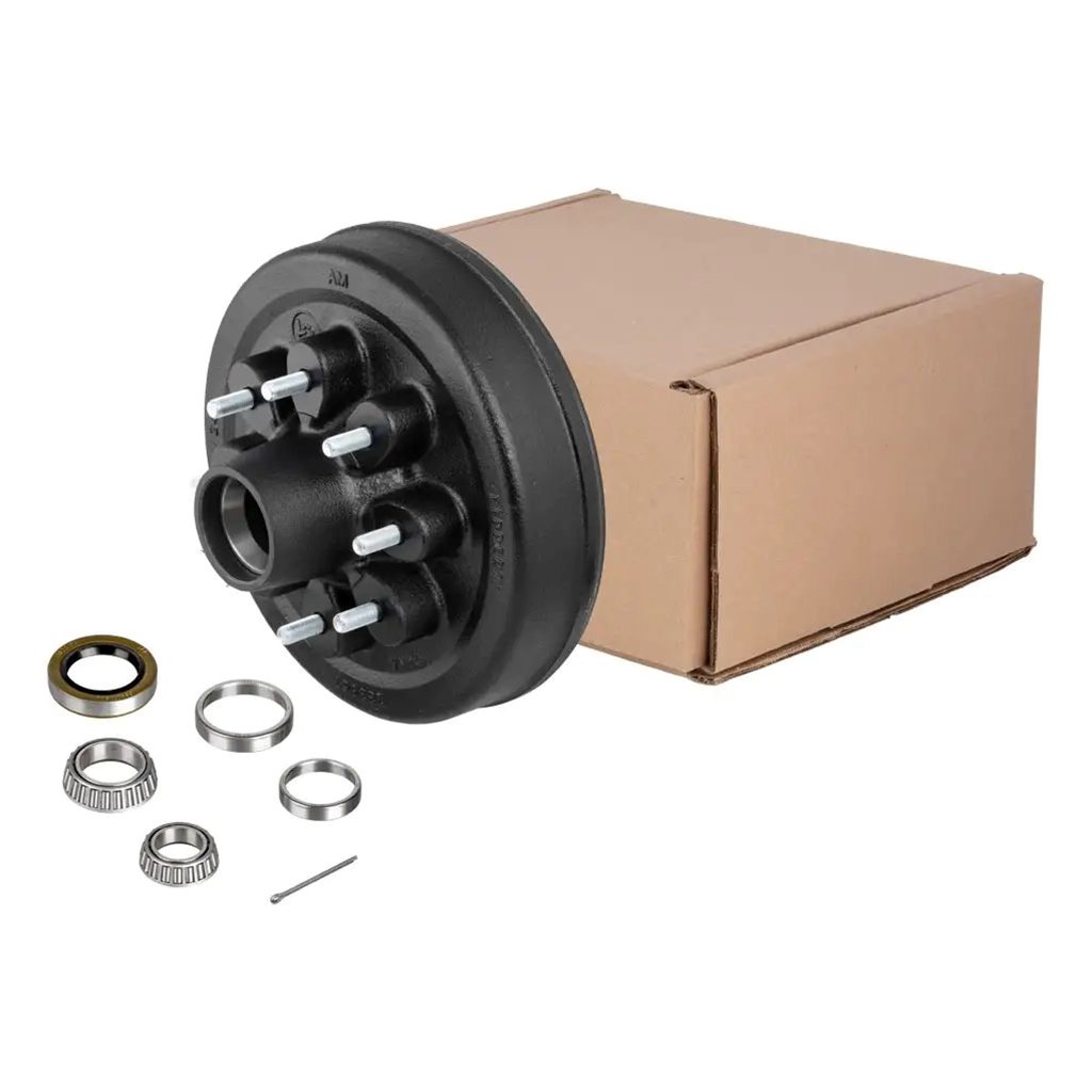 Lippert 12" Brake Hub with Bearing Kit, 7,000-lb. Axles, 8 on 6-1/2" Bolt Pattern - 814212